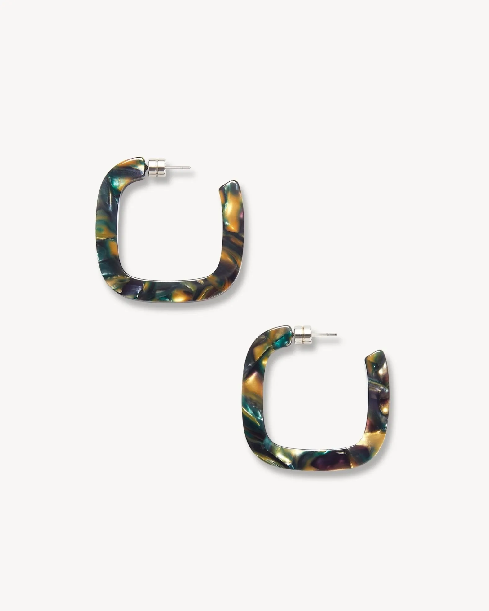 Midi Square Hoops
