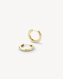 Petite Wavy Hoops