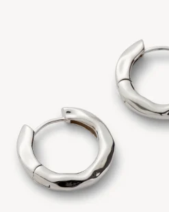 Petite Wavy Hoops