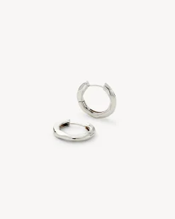 Petite Wavy Hoops